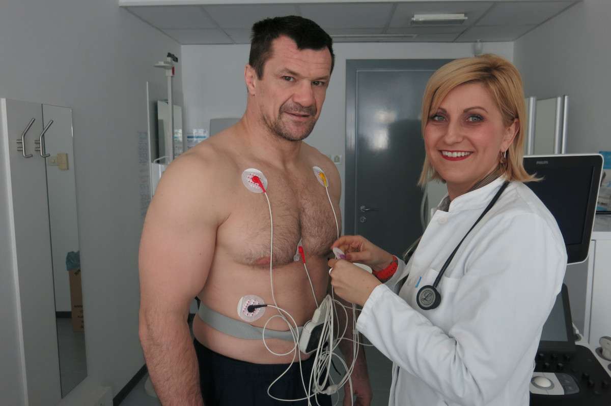 Mirko Cro Cop Filipović in the St. Catherine Specialty Hospital