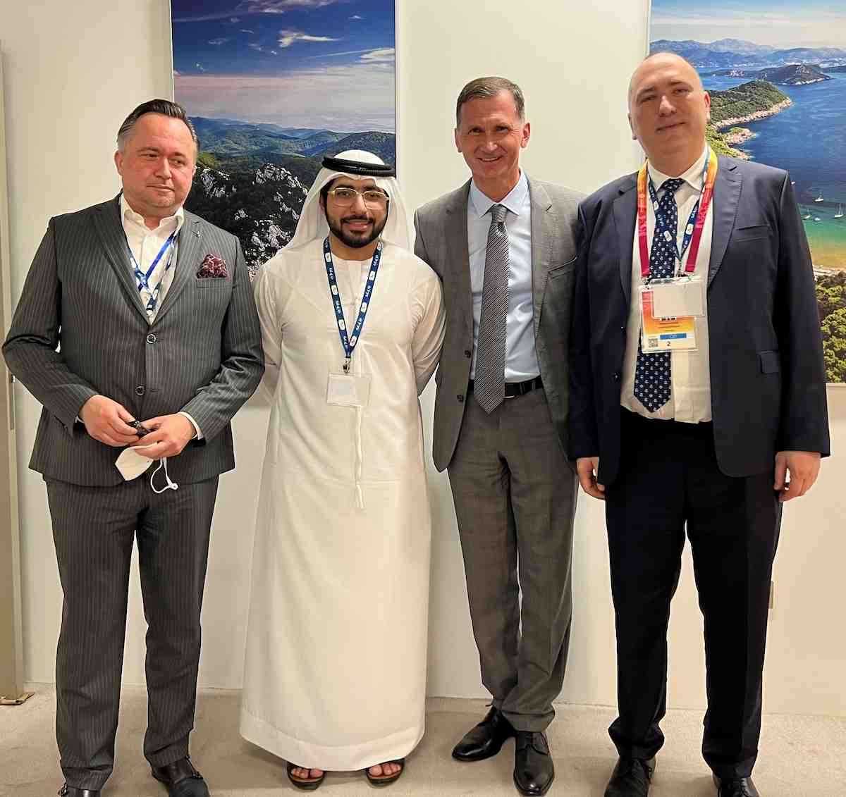 Prof. Dragan Primorac representing St. Catherine in Dubai